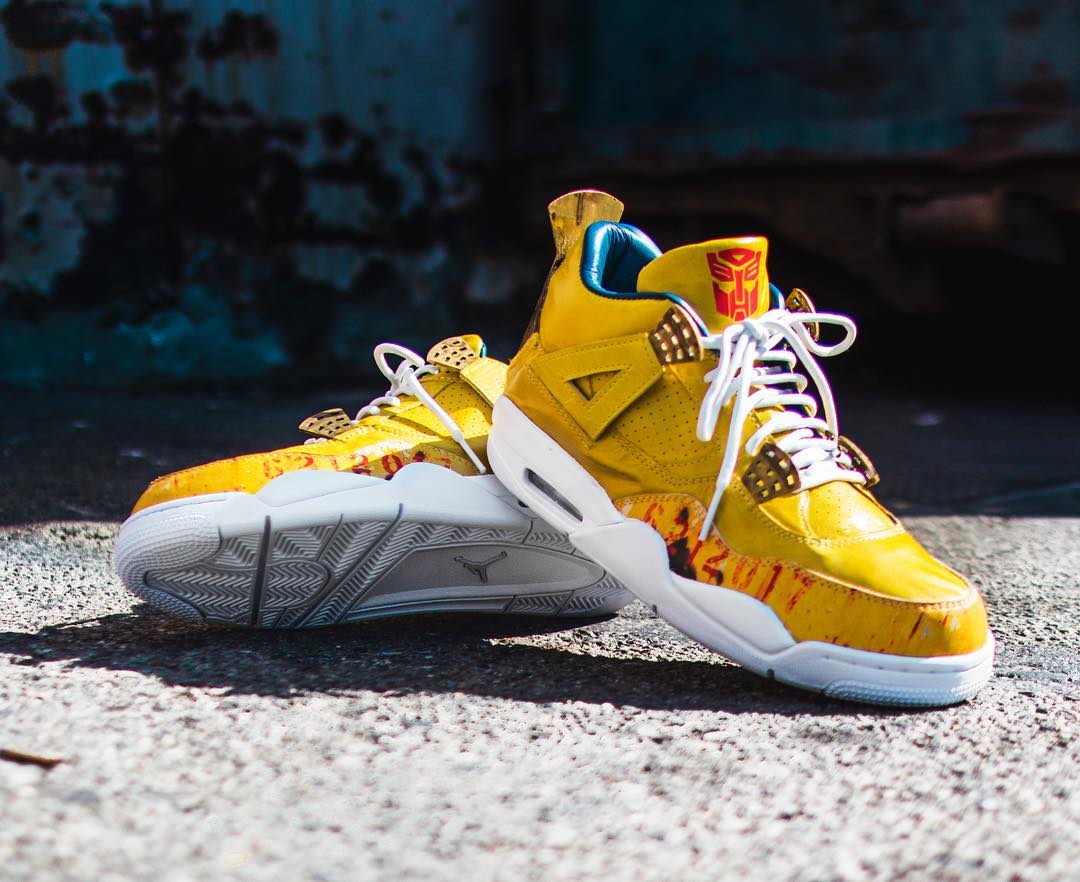 Custom Transformers Air Jordans Made for Mark Wahlberg Complex