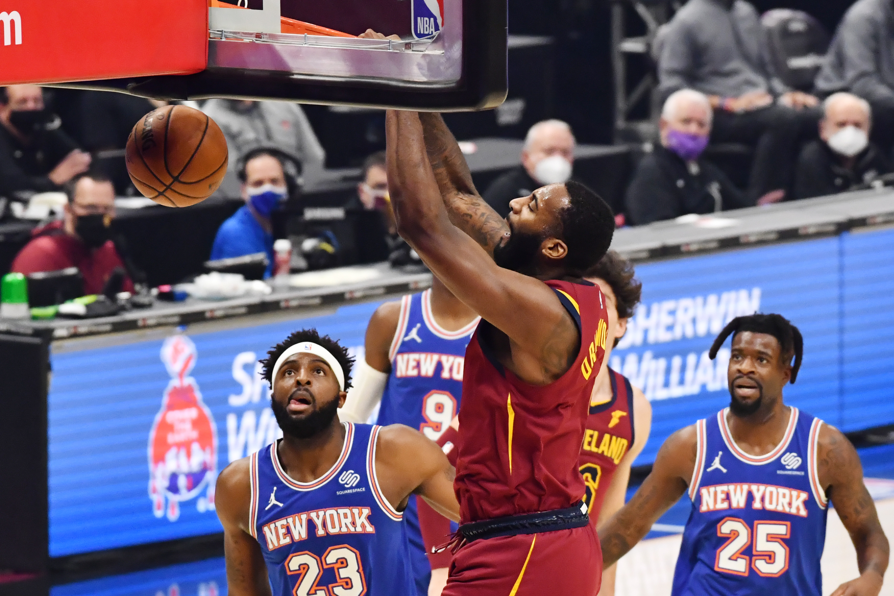 Andre Drummond Cavs Knicks 2021