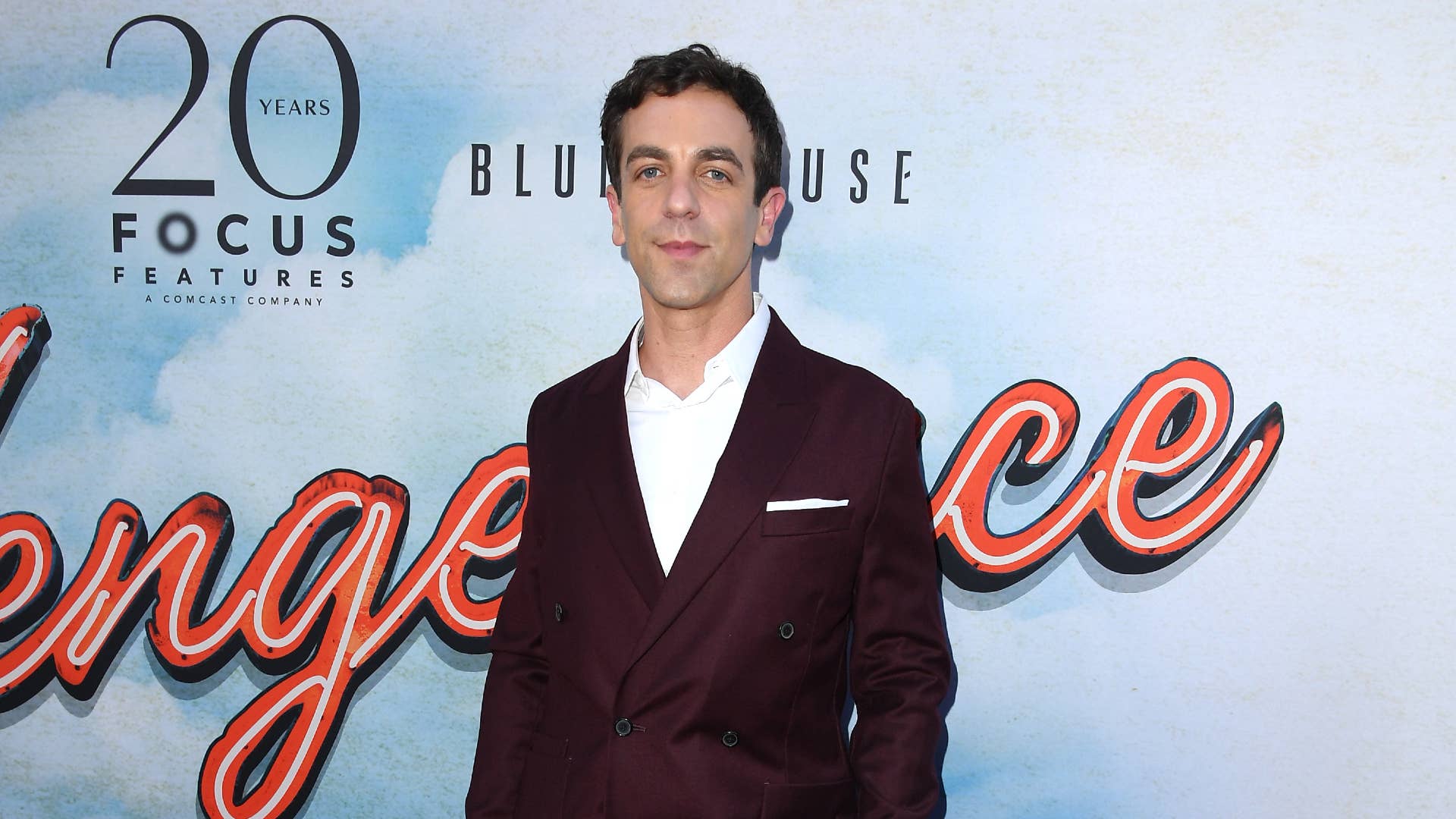 BJ Novak is pictured on the red carpet