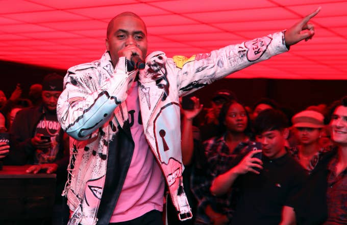 Nas performs at Swizz Beatz 'Poison' Album Release Party