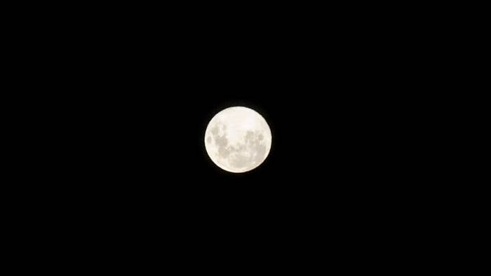 The full moon is seen in Buenos Aires, Argentina on March 20, 2019..