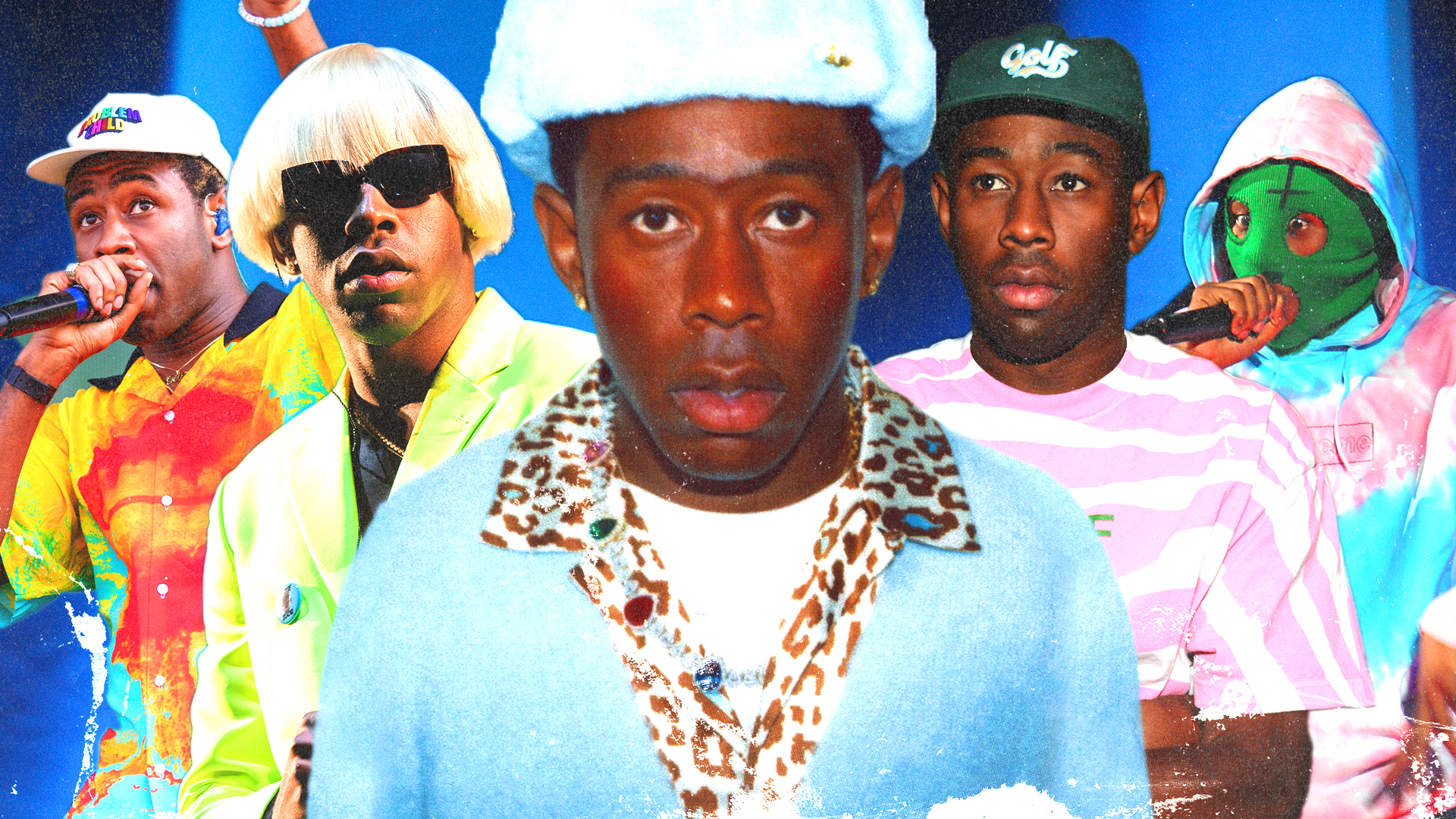 Tyler The Creator Is Wearing Light Pink White Dress And Brown Cap Standing  In Brown Wall Background Tyler The Creator HD wallpaper  Peakpx