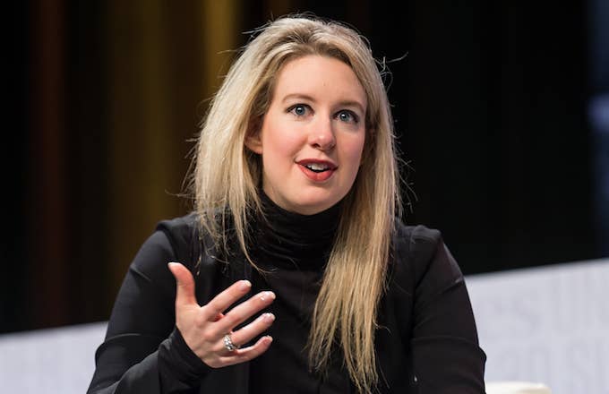 Theranos Elizabeth Holmes attends the Forbes Under 30 Summit.