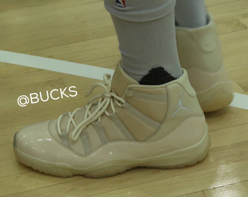 Jabari Parker Wears Exclusive Air Jordans for Bucks Media Day | Complex