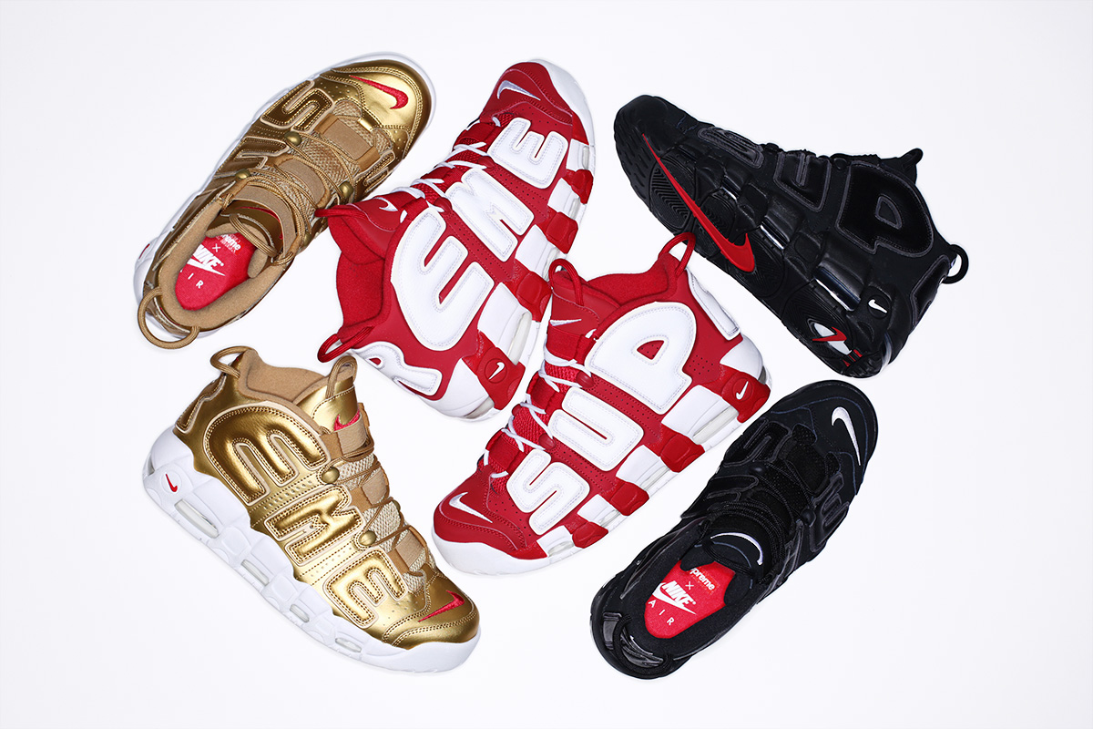 Supreme x Nike Air More Uptempos Release on April 27 Complex