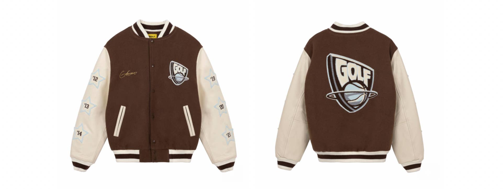 GOLF WANG championship letterman jacket-