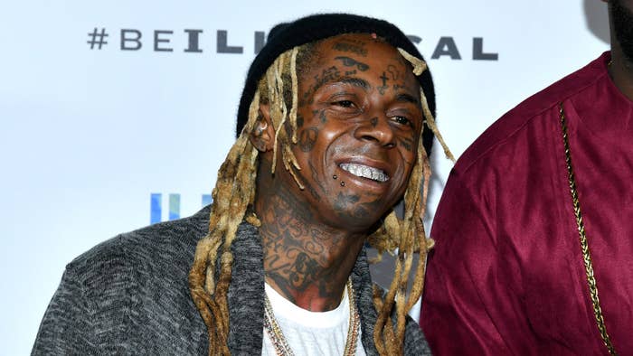 Hip-hop artist Lil Wayne attends the launch party for Emmanuel Acho&#x27;s new book &quot;ILLOGICAL&quot;