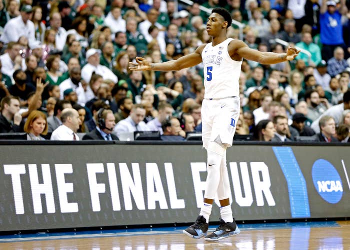 RJ Barrett Duke Michigan St NCAA Tournament 2019