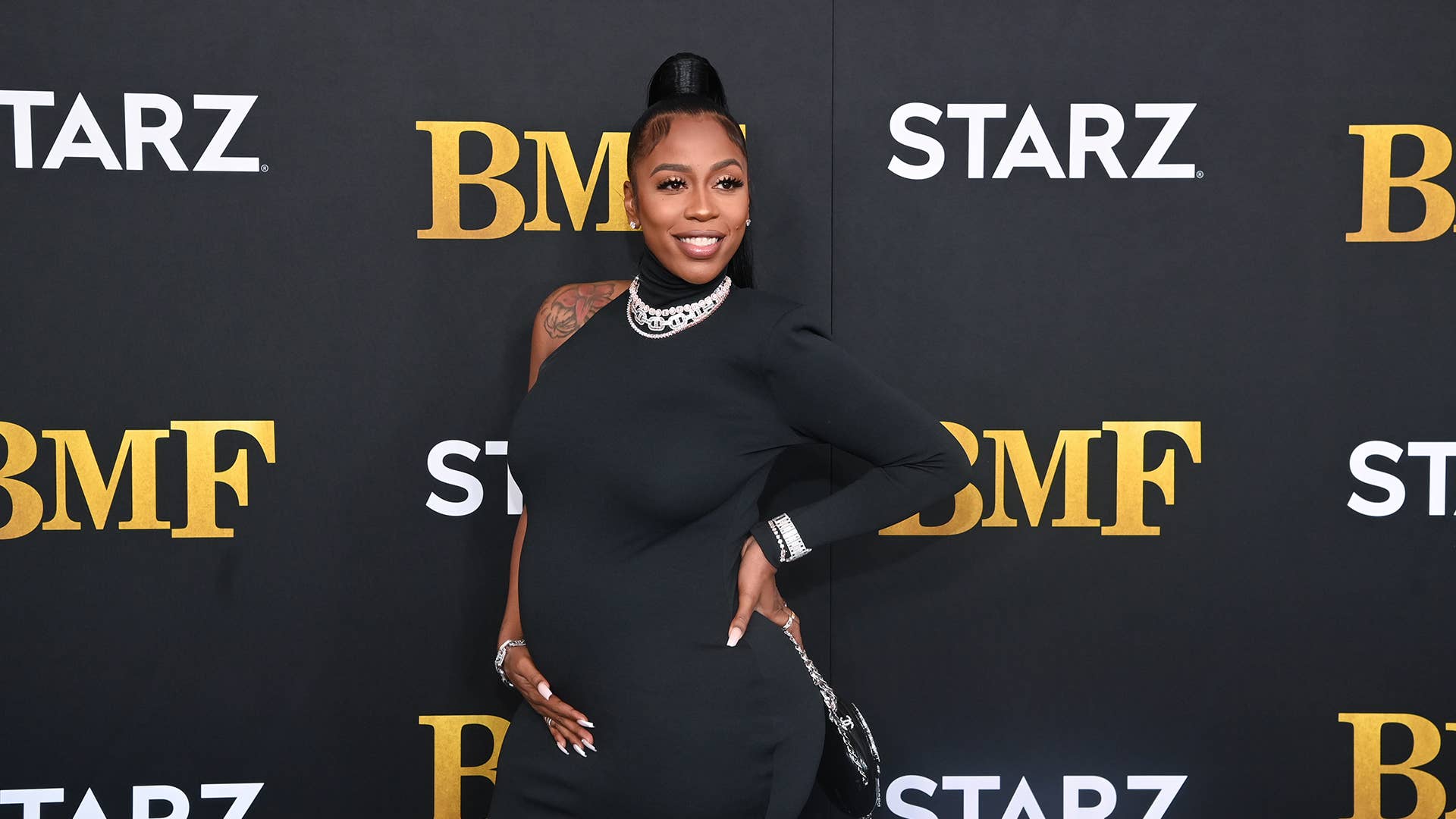 Kash Doll attends STARZ Series "BMF" World Premiere