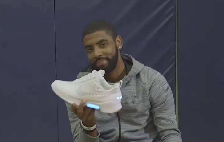 Kyrie Irving Gets Nike Hyperadapts