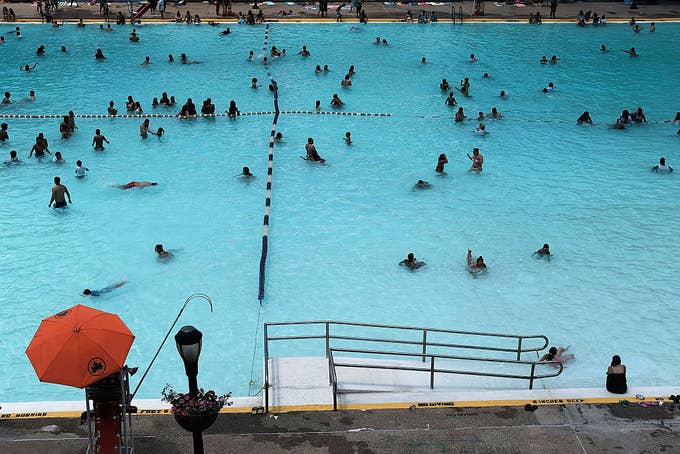Astoria Pool in the borough of Queens