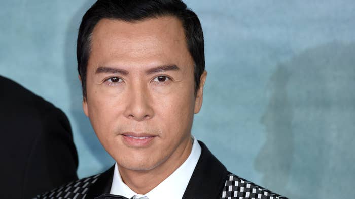 Donnie Yen attends the launch event for &quot;Rogue One: A Star Wars Story.&quot;
