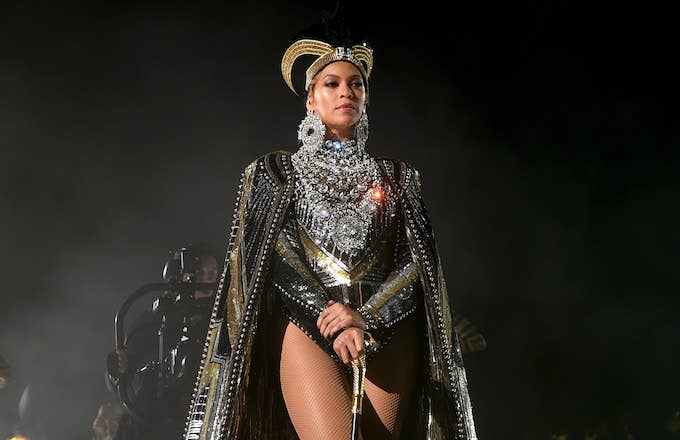 Beyonce Knowles performs onstage during 2018 Coachella.