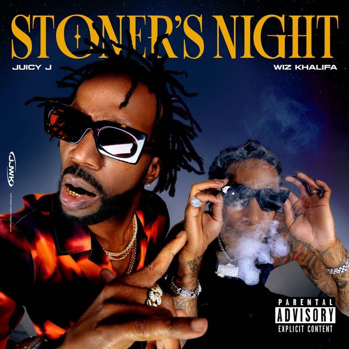 Cover art for Wiz Khalifa and Juicy J album &#x27;Stoner&#x27;s Night&#x27;