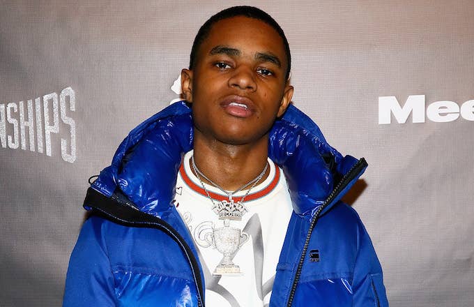 Rapper YBN Almighty Jay attends Meek Mill and PUMA celebrate CHAMPIONSHIPS album release party