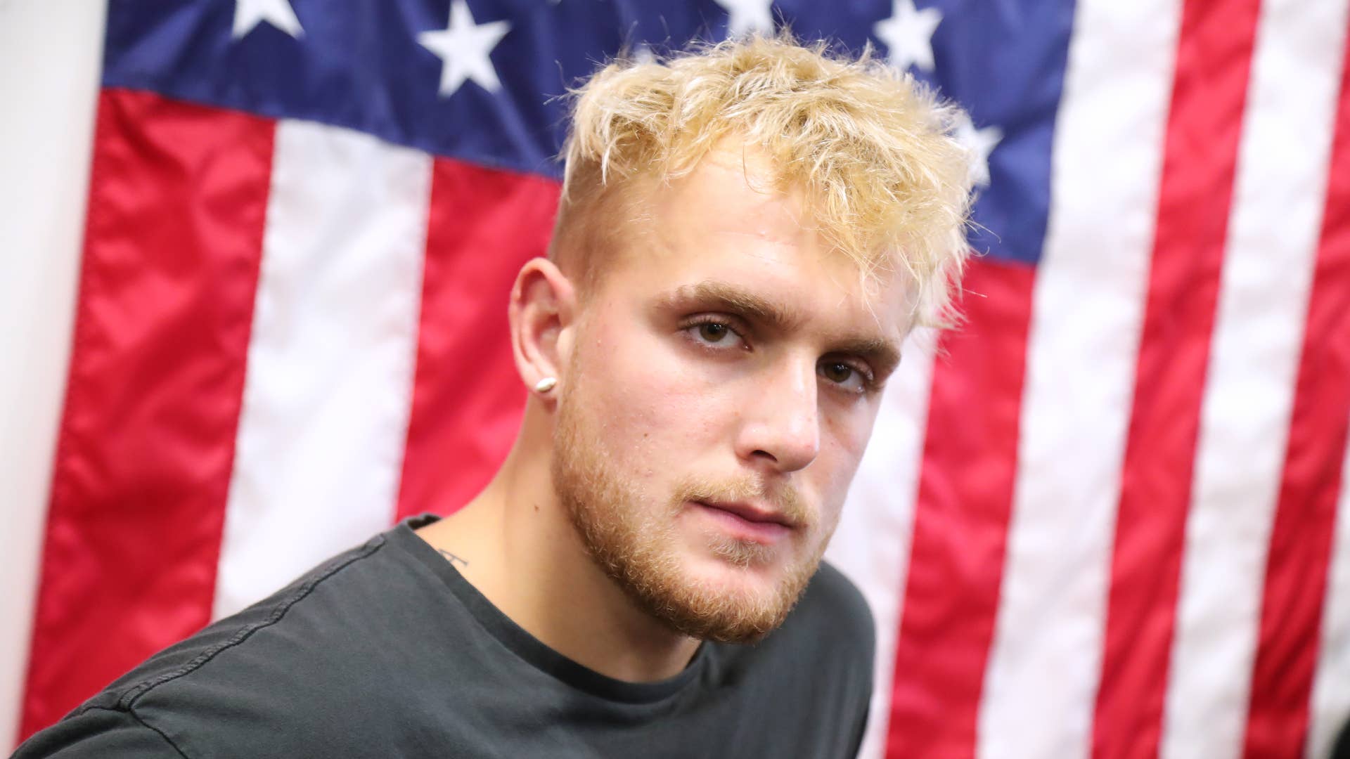 Jake Paul attends Logan Paul Workout Showcase at Wild Card Boxing Club.