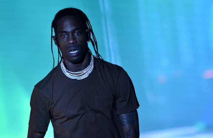 Travis Scott performs during the 2019 Rolling Loud music festival.