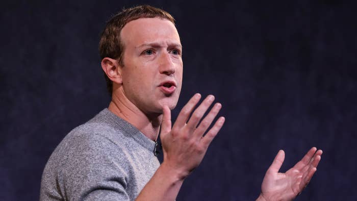 Meta CEO Mark Zuckerberg speaks about the new Facebook News feature