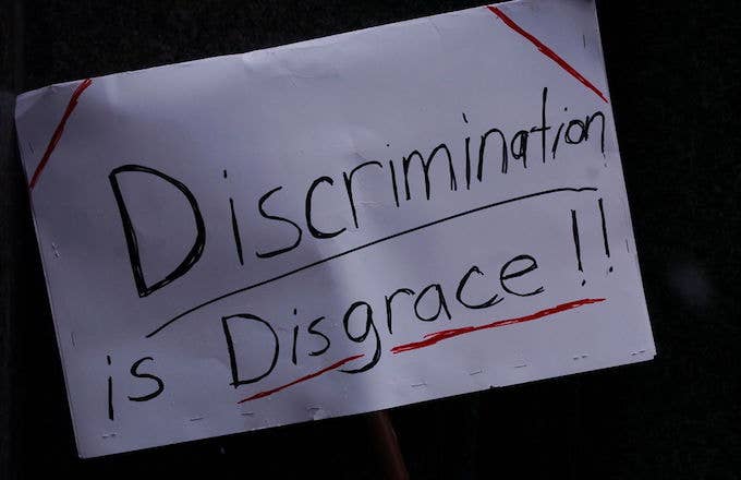 discrimination protest