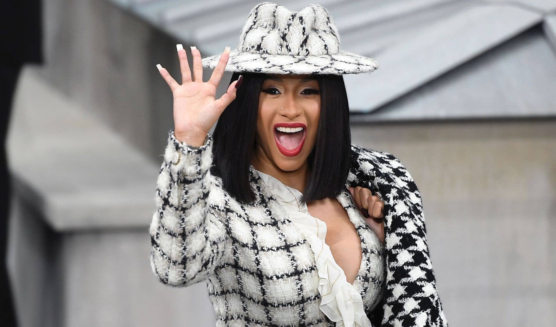 Cardi B attends Chanel Women's Spring-Summer 2020 show