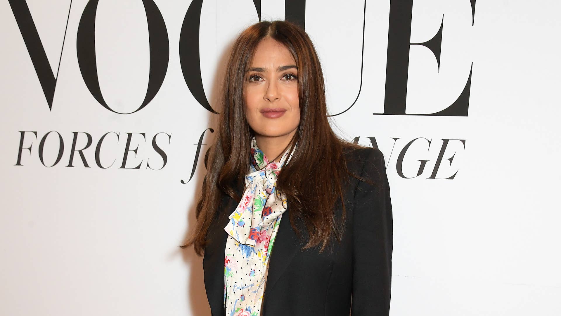 Salma Hayek attends British Vogue's Forces For Change