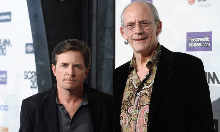 Michael J. Fox and Christopher Lloyd