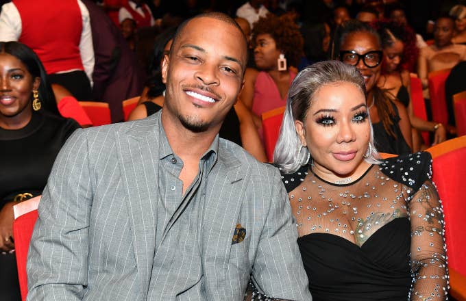 T.I. and Tameka "Tiny" Harris attend 2019 Black Music Honors