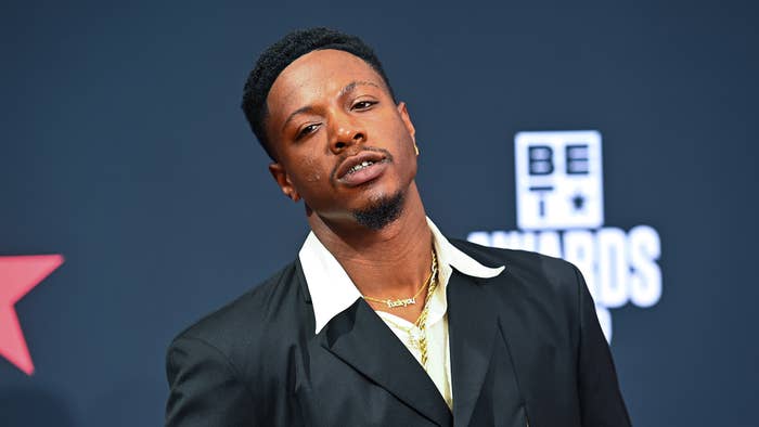 Joey Badass attends the 2022 BET Awards at Microsoft Theater on June 26, 2022