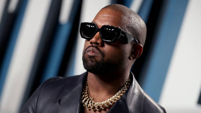 Kanye West attends the 2020 Vanity Fair Oscar Party hosted by Radhika Jones