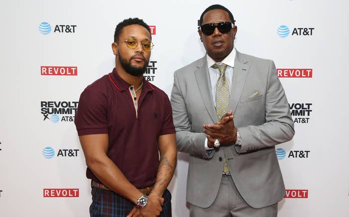 Romeo Miller and Master P