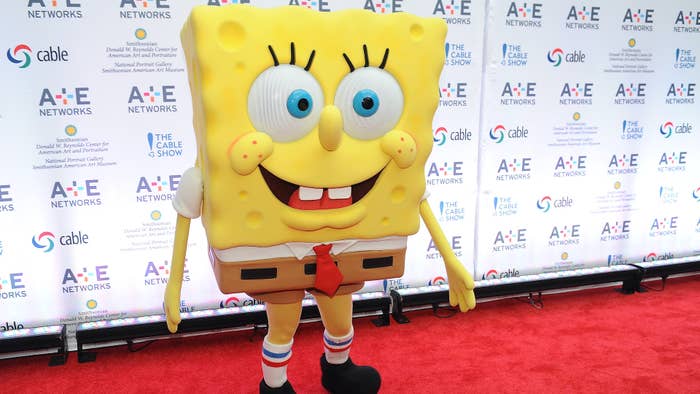 spongebob gay