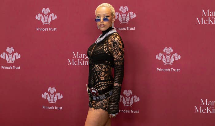 Doja Cat on a red carpet for news