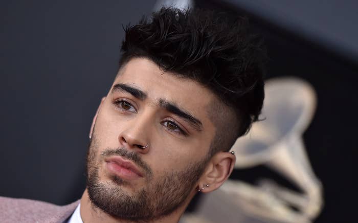 Zayn Malik attends the 60th annual Grammy Awards