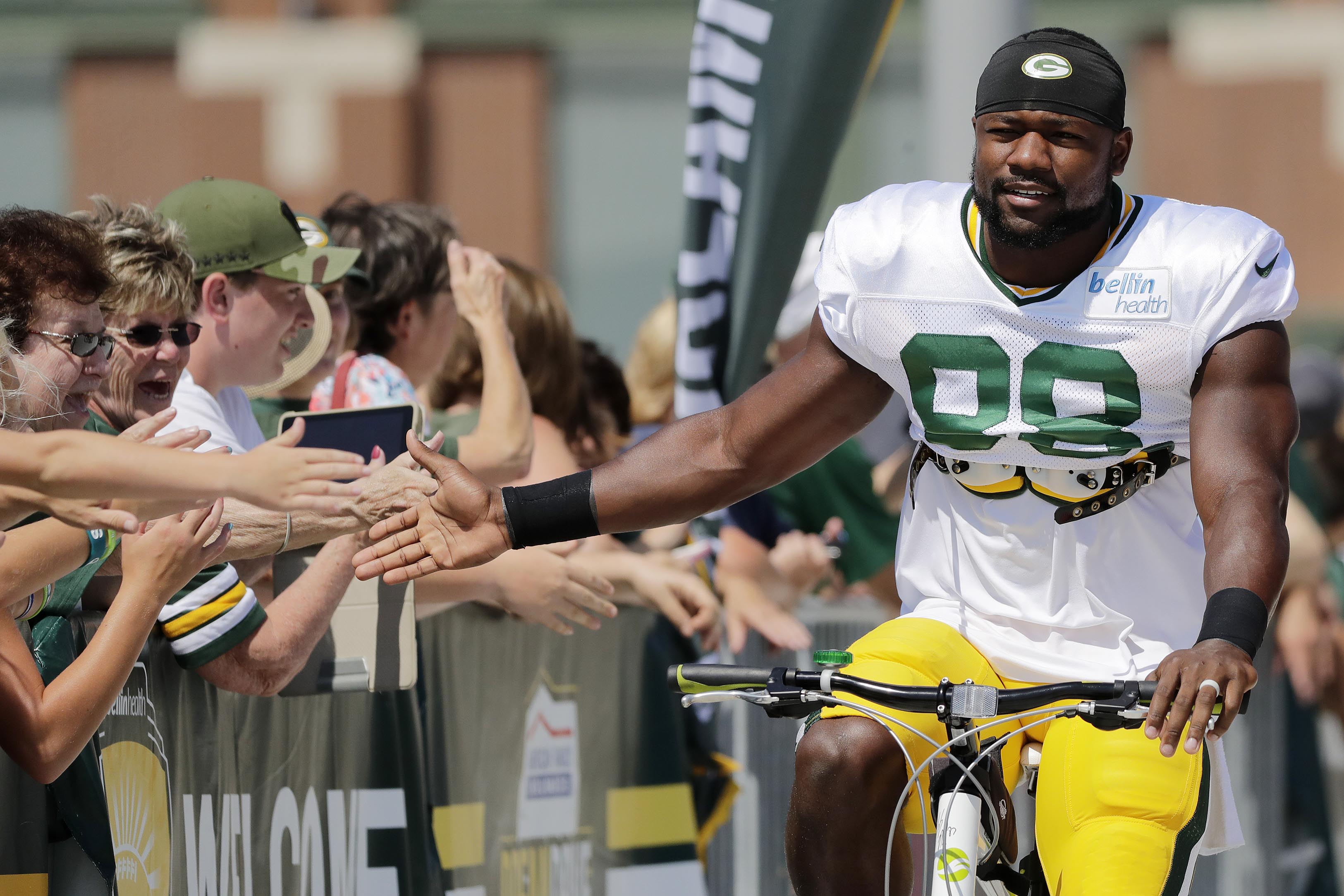 Ty Montgomery Green Bay Packers Training Camp 2017
