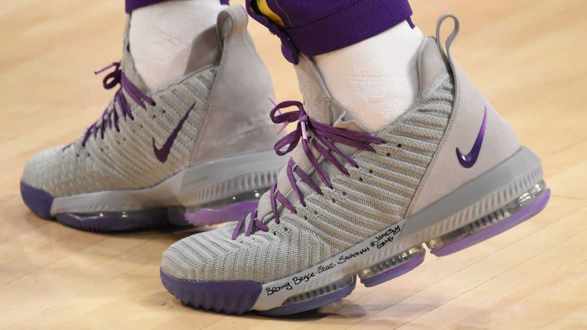 December 2, 2018 Nike LeBron 16 Grey Purple PE