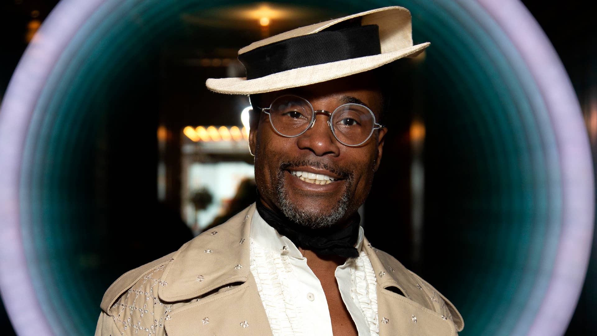 Billy Porter gets ready to attend 'Erdem' fashion show