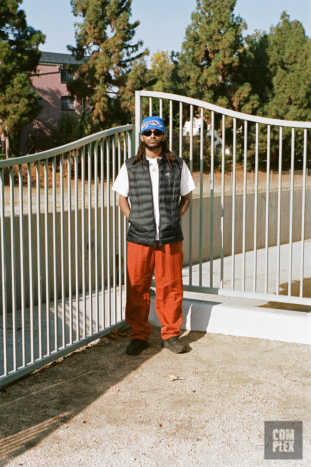 Aminé poses for his Complex interview