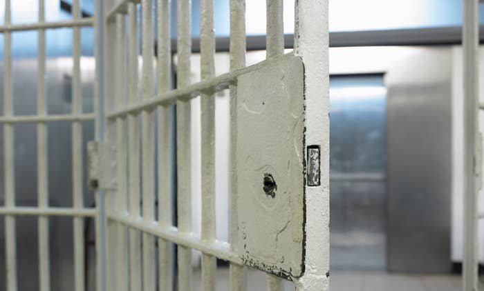 A prison cell via Getty Images