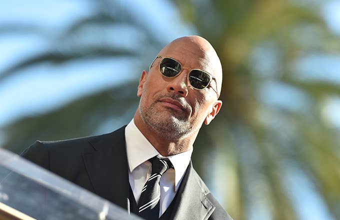 This is a photo of The Rock.