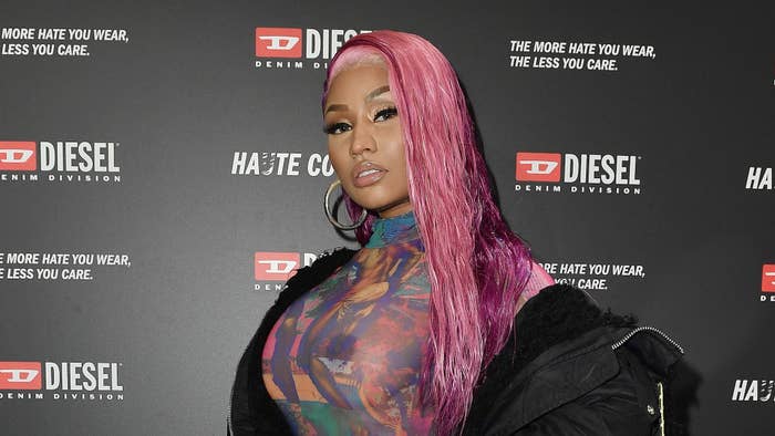 Nicki Minaj attends Diesel Hate Couture