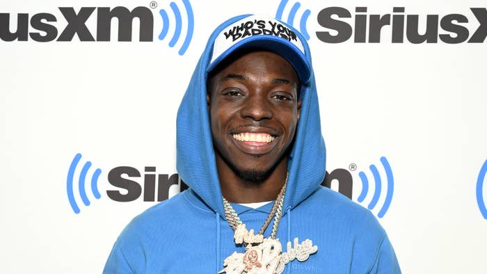 Rapper Bobby Shmurda visits SiriusXM Studios on October 05, 2022 in New York City