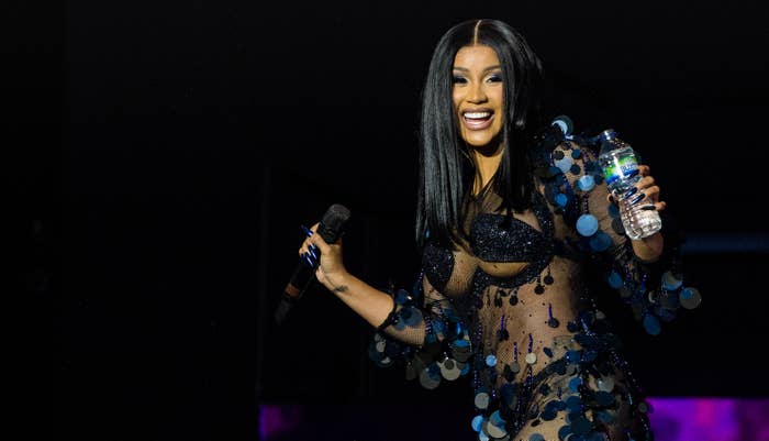 Cardi B performs at the 2022 Wireless Festival