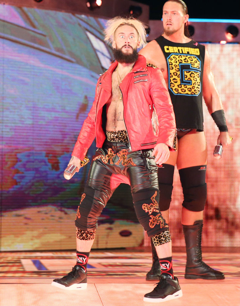 Enzo Amore Wearing the Cyber Monday Air Jordan 3