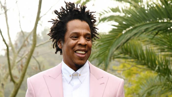 Jay Z attends 2020 Roc Nation THE BRUNCH