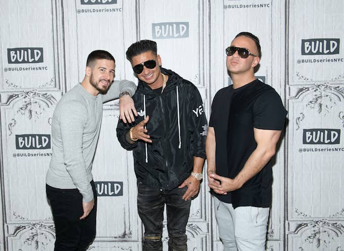 Boys from 'Jersey Shore' in NYC