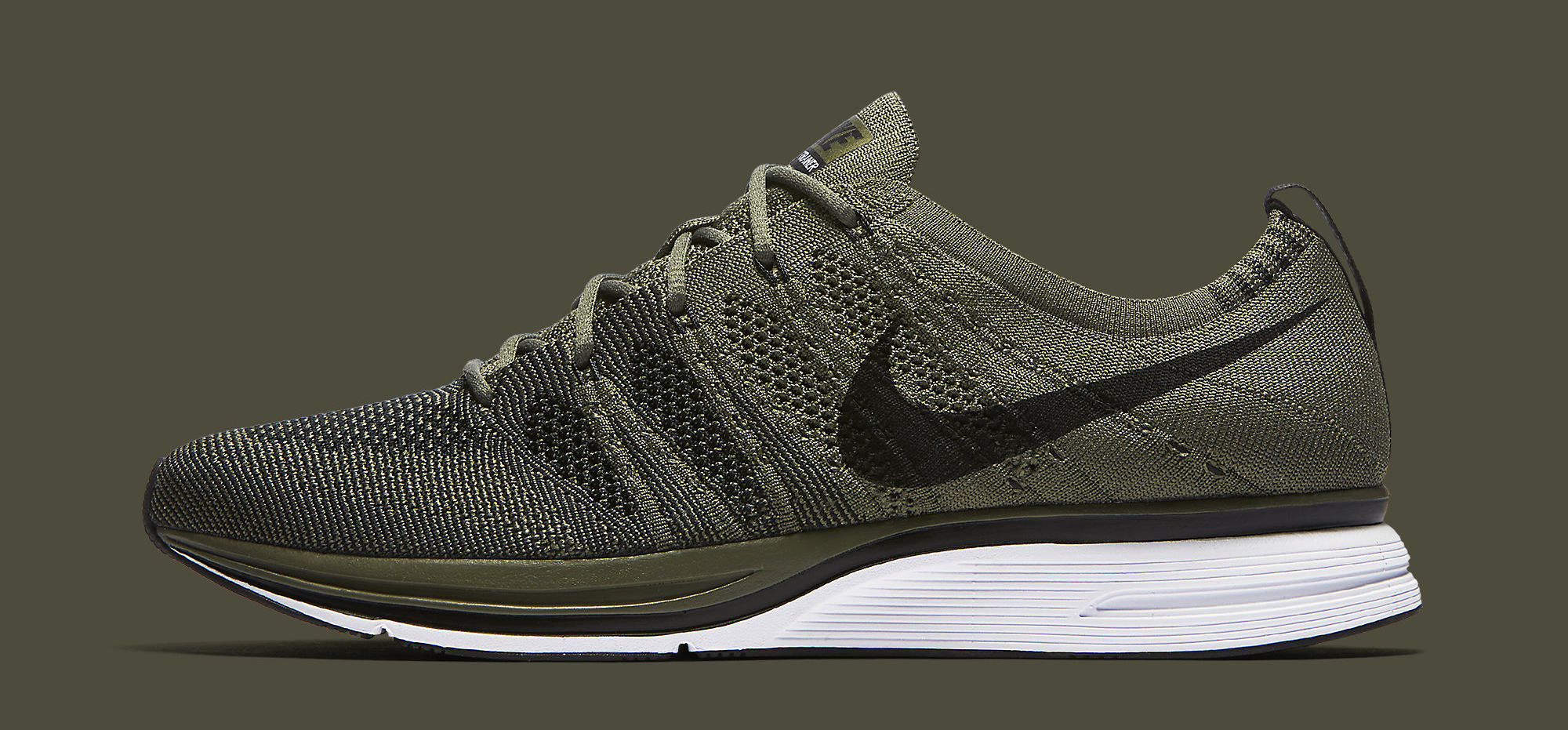 Nike Flyknit Trainer Olive AH8396 200 Profile