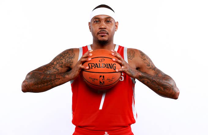 Carmelo Anthony moving again, this time into unknown