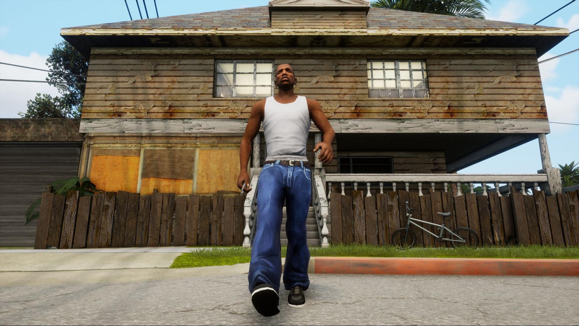 PS5 Console For CJ House for GTA San Andreas Definitive Edition