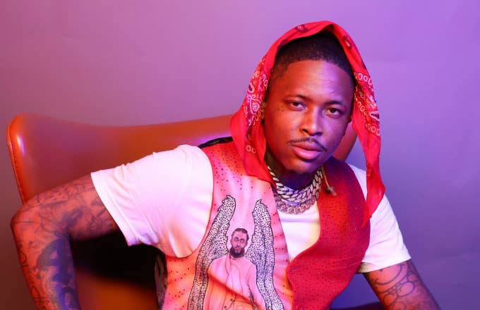 YG poses for a portrait during the BET Awards 2019