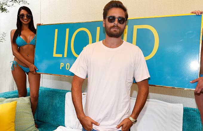Scott Disick attends the daytime party